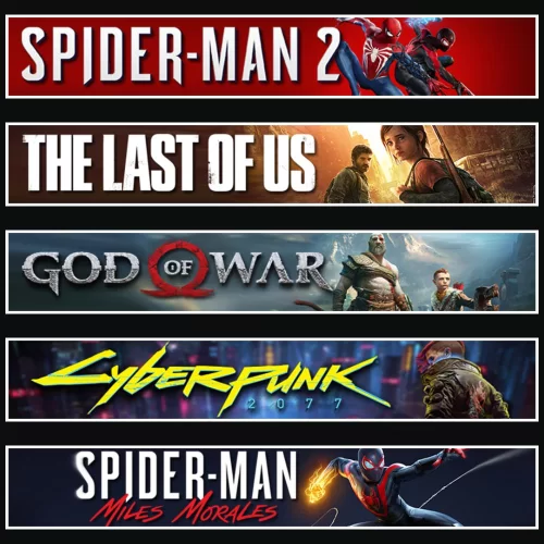  Spider 2 +TLOU1 +GOW +Cyberpunk +Miles